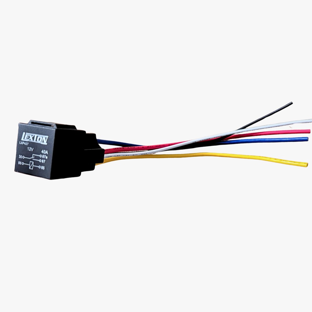 Przekaźnik DC 12 40A do mat grzewczych z podstawą - obrazek 4