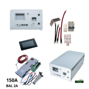Obudowa do magazynu energii pozioma 15kWh+BMS 150A B2+LCD+Zestaw poł. M6