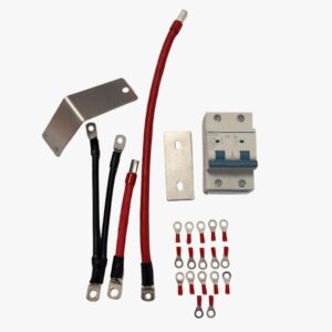 Zestaw połączeń elektr. do magazynu 15kWh pozioma obudowa na śruby M6 z bezp. MCCB 250A