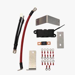 Zestaw połączeń elektr. do magazynu 15kWh pozioma obudowa na śruby M6 z bezp. Mega 200A