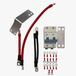 Zestaw połączeń elektr. do magazynu 15kWh pozioma na podw.klemy z bezp. MCCB 250A