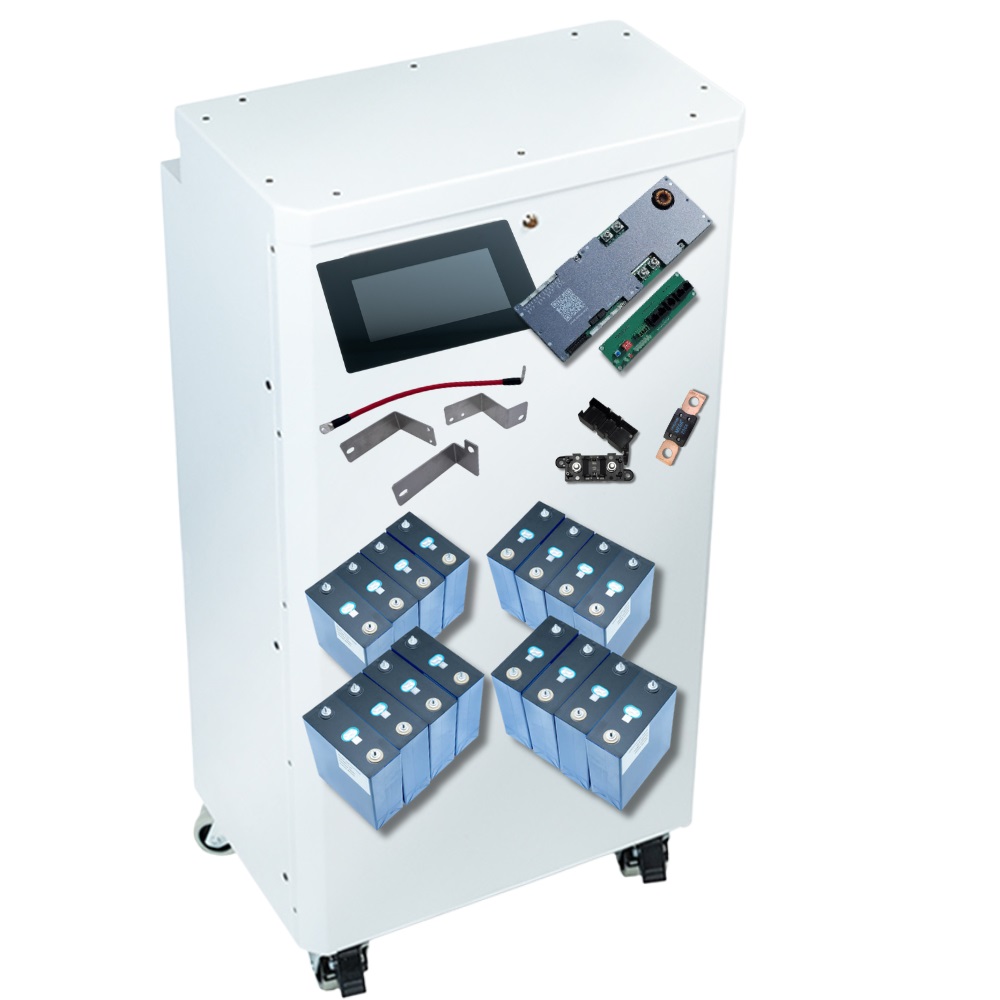 Zestaw do budowy magazynu energii 15kWh z BMS 200A B2 z LCD z ogniwami 280Ah