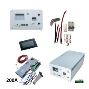 Obudowa do magazynu energii pozioma 15kWh+BMS 200A B2+LCD+Zestaw poł. M6